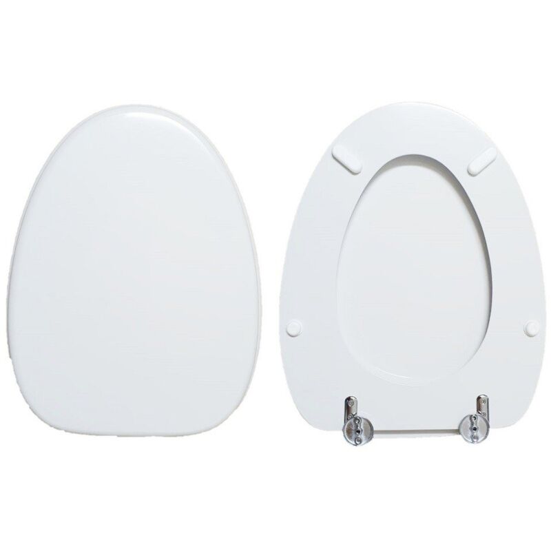 foto del prodotto copriwater form 500 vitra legno rivestito in resina poliestere bianco