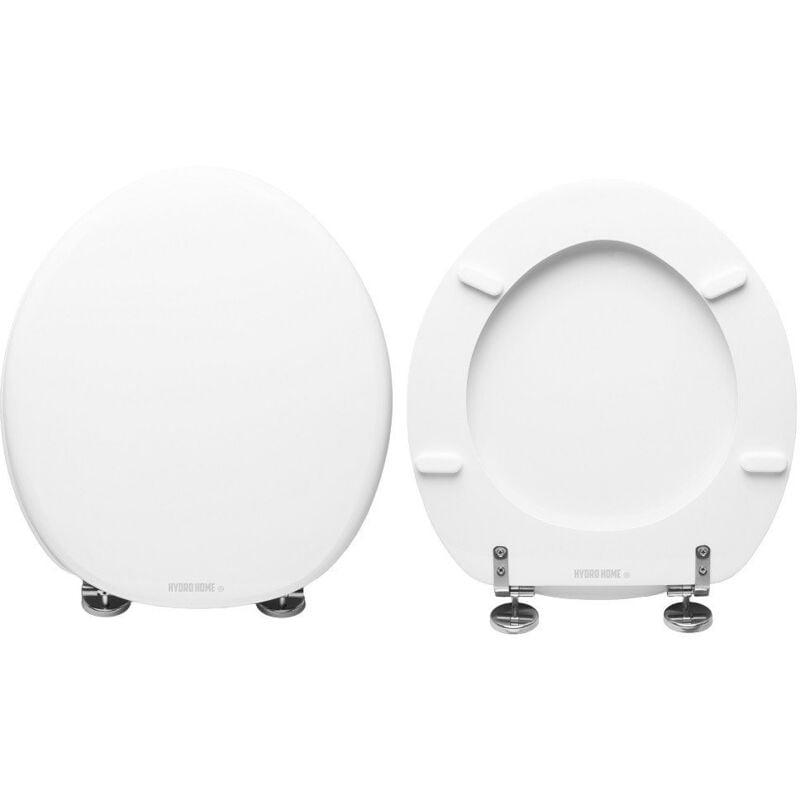 foto del prodotto copriwater full 48 azzurra legno rivestito in resina poliestere bianco