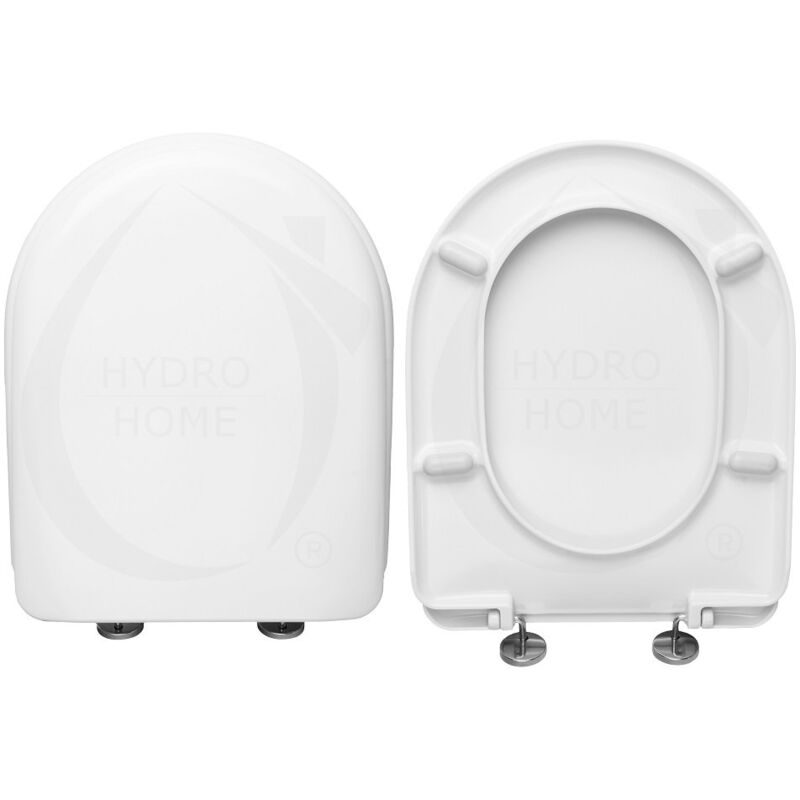 foto del prodotto copriwater hh061 fissaggio dal basso compatibile con vari modelli termoindurente bianco