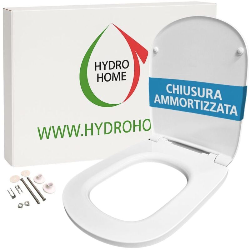 foto del prodotto copriwater i.life a ideal standard termoindurente bianco sgancio rapido chiusura ammortizzata