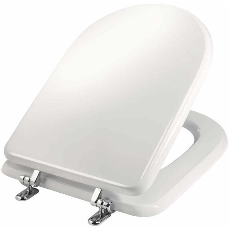 foto del prodotto copriwater in colore bianco per vasi serie sintesi cesame niclam n51 bianco