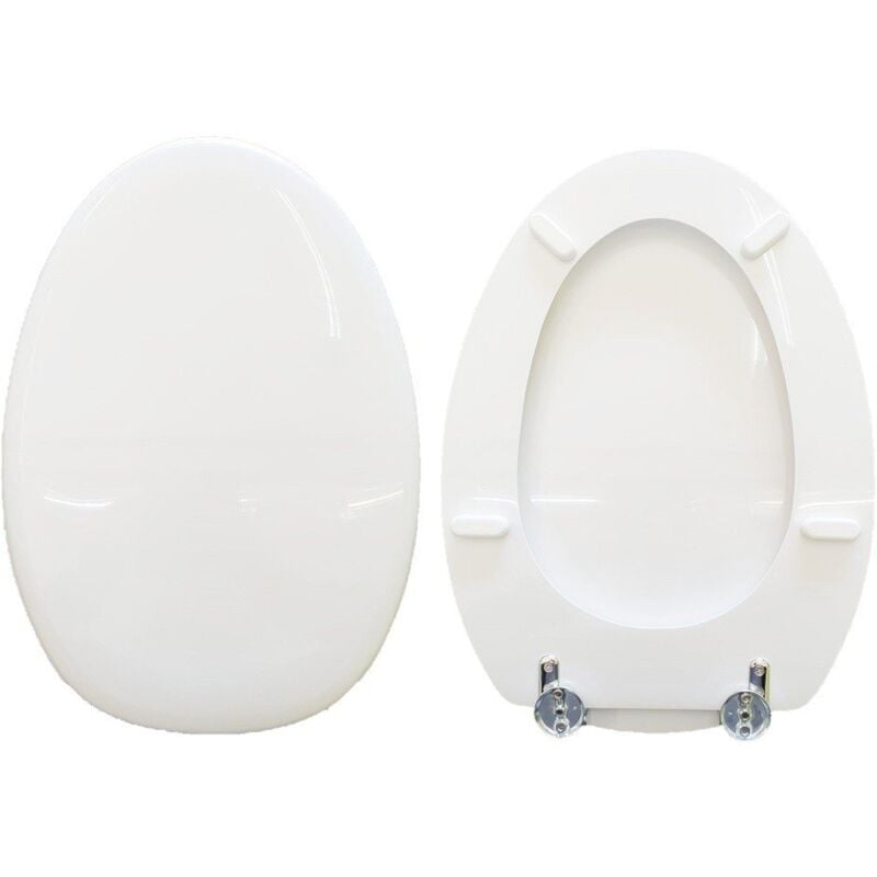 foto del prodotto copriwater join lungo pozzi ginori legno rivestito in resina poliestere bianco