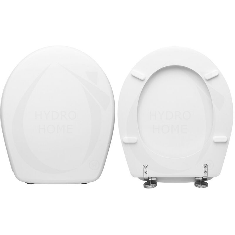 foto del prodotto copriwater nido hatria legno rivestito in resina poliestere bianco
