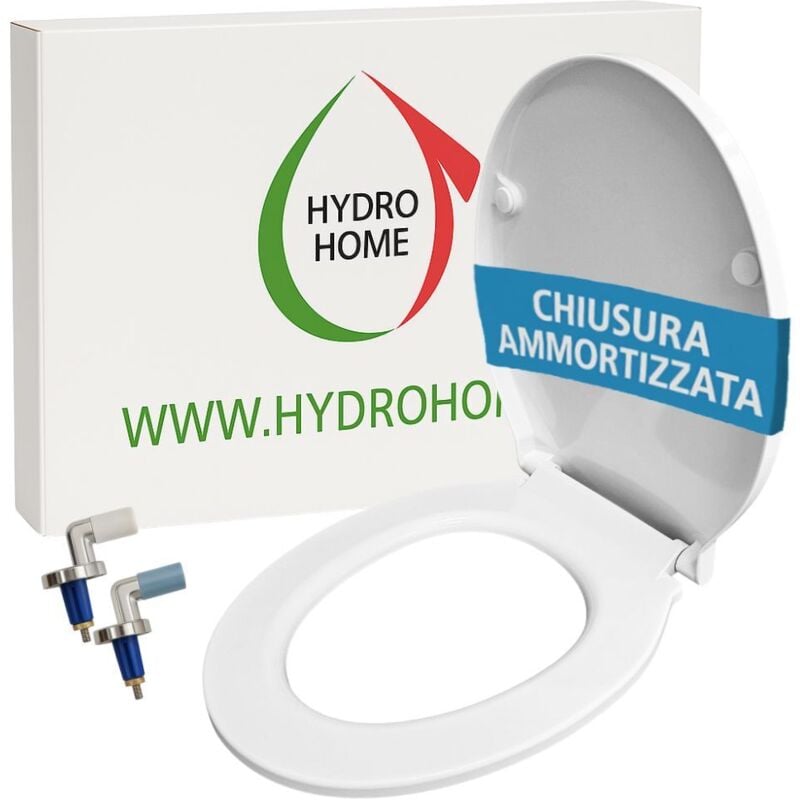 foto del prodotto copriwater nido hatria termoindurente bianco chiusura ammortizzata