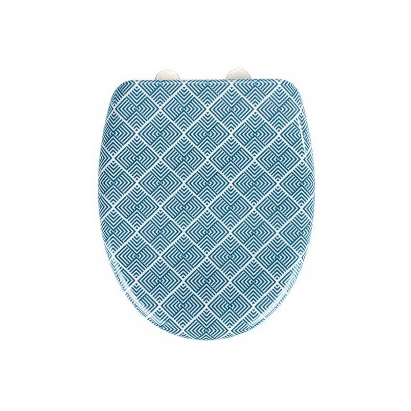 foto del prodotto copriwater originale atacama, copriwater con freno di caduta easy close , fissaggio in acciaio fix clip inossidabile, duroplast, 38x45 cm,
