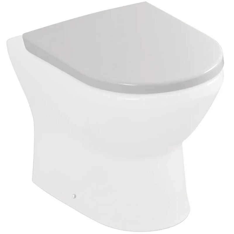 foto del prodotto copriwater originale serie round in termoindurente bianco lucido