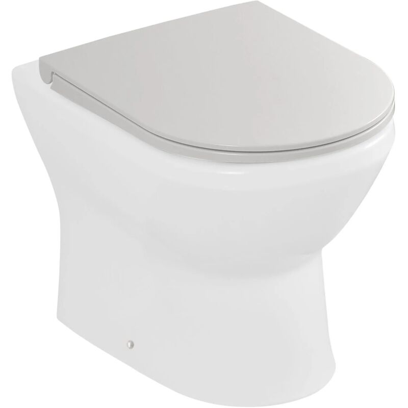 foto del prodotto copriwater originale serie round slim softclose in termoindurente bianco