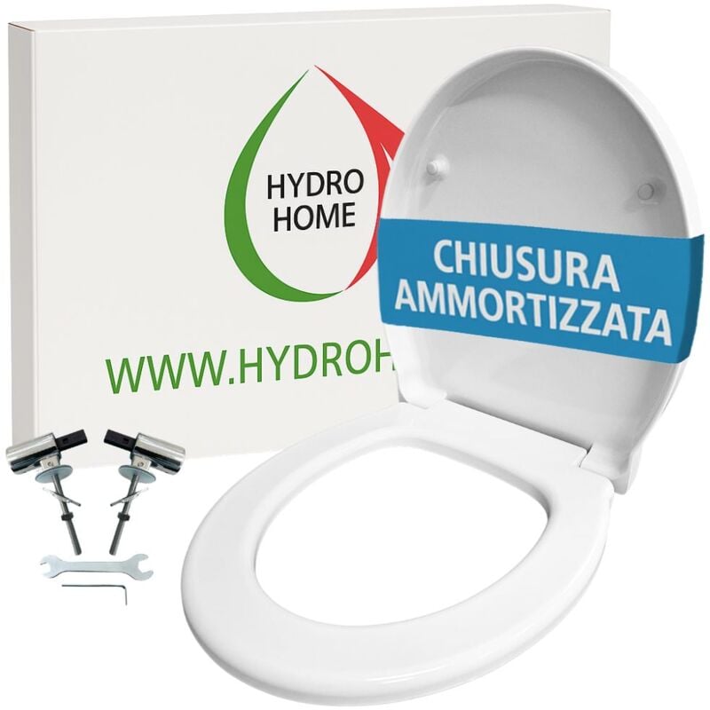 foto del prodotto copriwater panorama gsi termoindurente soft close bianco come originale