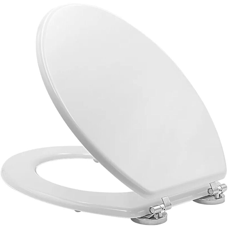 foto del prodotto copriwater per wc anziani in termoindurente bianco cerniere regolabili