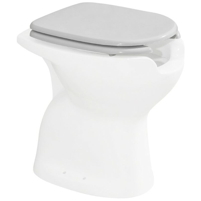 foto del prodotto copriwater per wc disabili con apertura frontale in mdf bianco