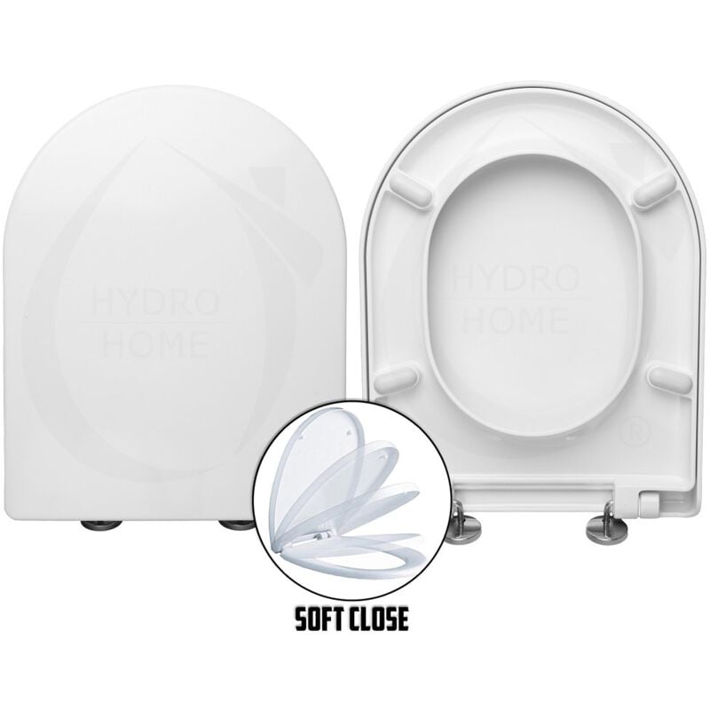 foto del prodotto copriwater ritmo kerasan termoindurente bianco chiusura ammortizzata