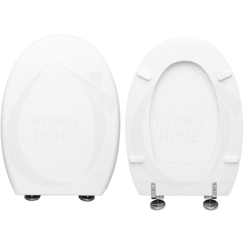 foto del prodotto copriwater ronda globo legno rivestito in resina poliestere bianco