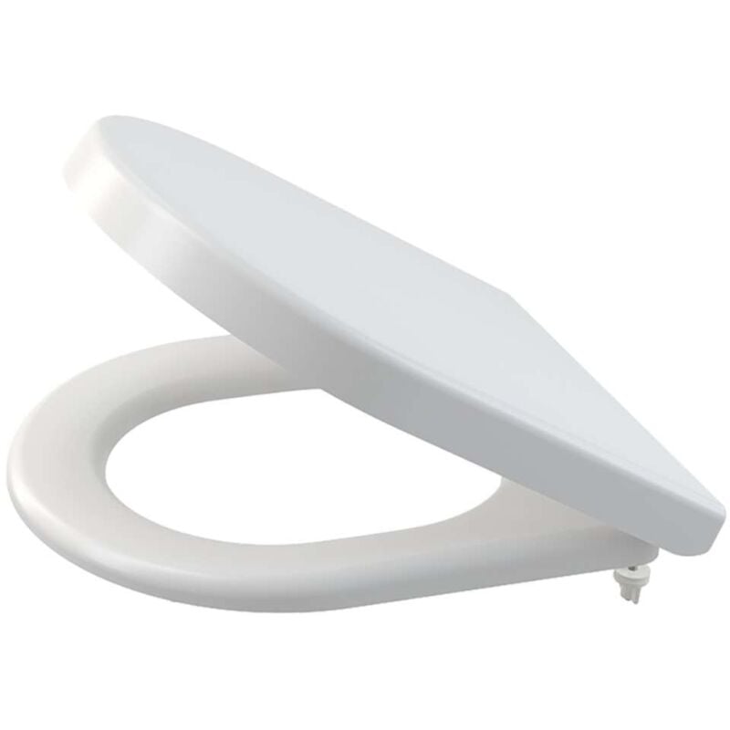 foto del prodotto copriwater sedile wc, softclose, antibatterico, bianco a674s alcadrain