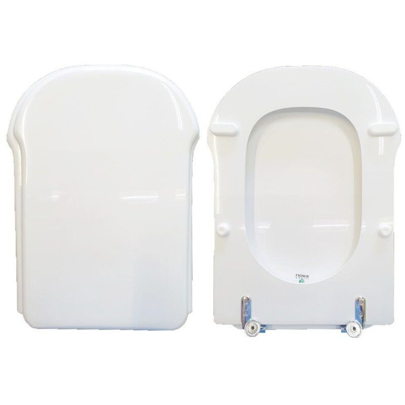 foto del prodotto copriwater serie 81 astra legno rivestito in resina poliestere bianco