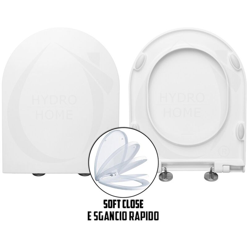 foto del prodotto copriwater slim marion althea termoindurente bianco soft close sgancio rapido