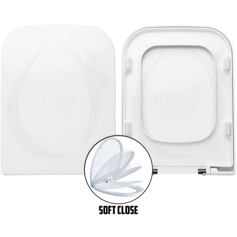 foto del prodotto copriwater traccia g.s.i. termoindurente soft close avvolgente bianco come originale