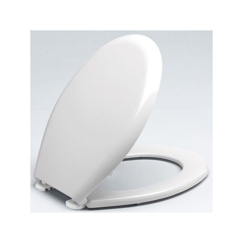 foto del prodotto copriwater universale bianco con chiusura soft