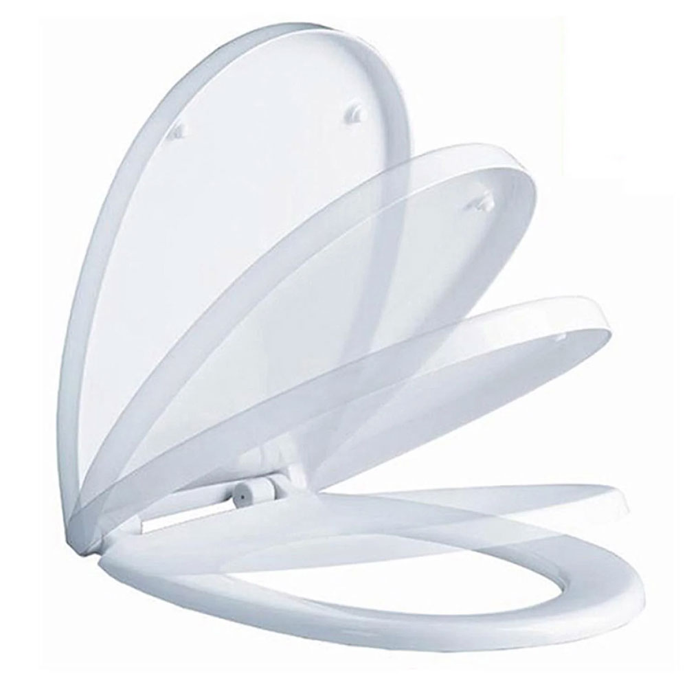 foto del prodotto copriwater universale copri wc softclose coprivaso chiusura ammortizzata lenta