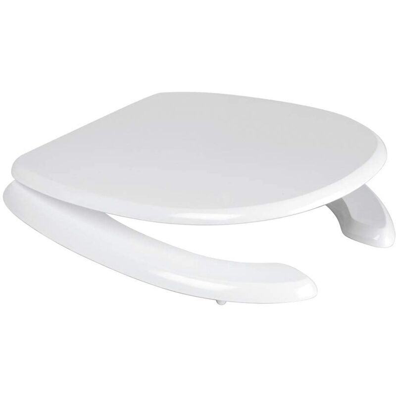 foto del prodotto copriwater universale per disabili legno bianco coprivaso wc damast