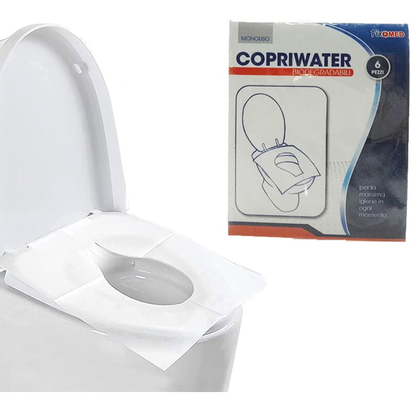 foto del prodotto copriwater usa e getta in carta monouso 10 confezioni copri wc da viaggio 747591