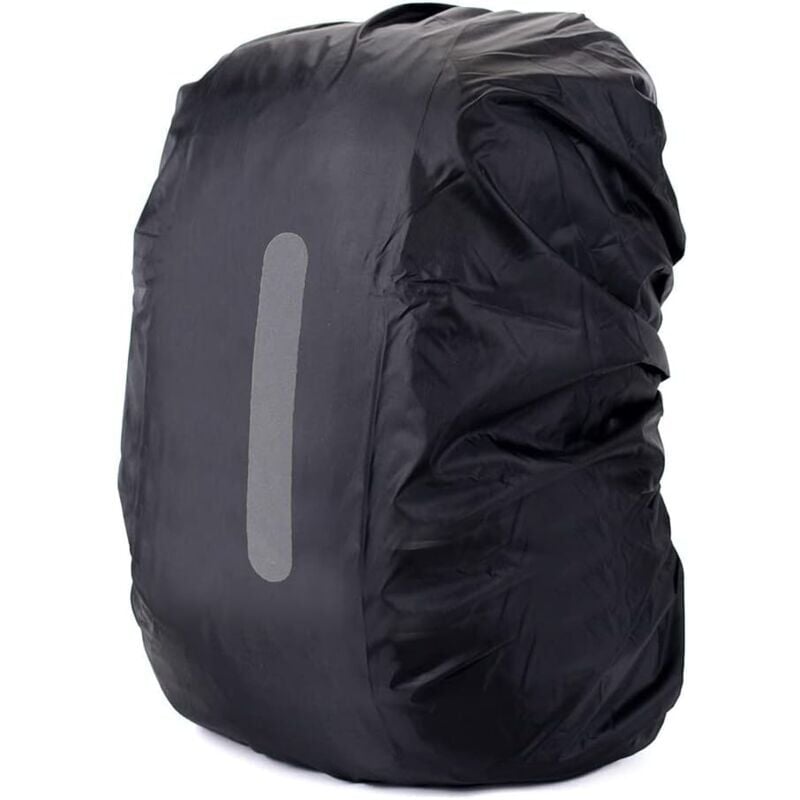 foto del prodotto coprizaino impermeabile 25 29l , ultraleggero, compatto, portatile, ad alta visibilit , con strisce riflettenti, antipolvere, ideale per