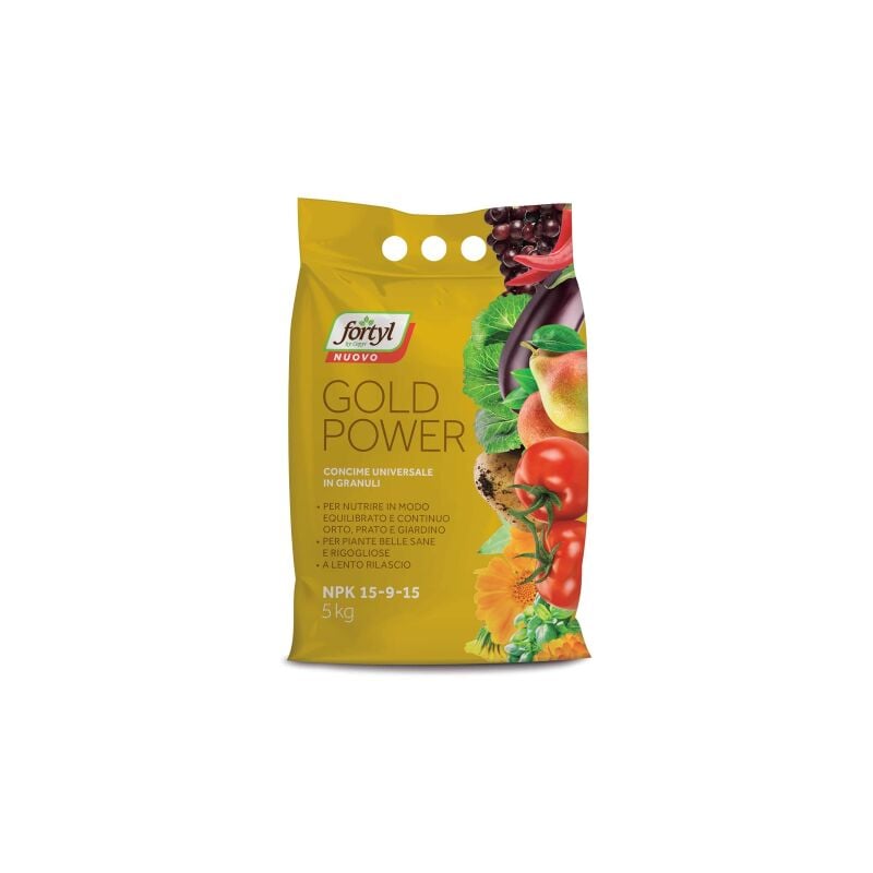 foto del prodotto copyr fortyl gold power npk 15 9 15 concime granulare orto frutta 5 kg