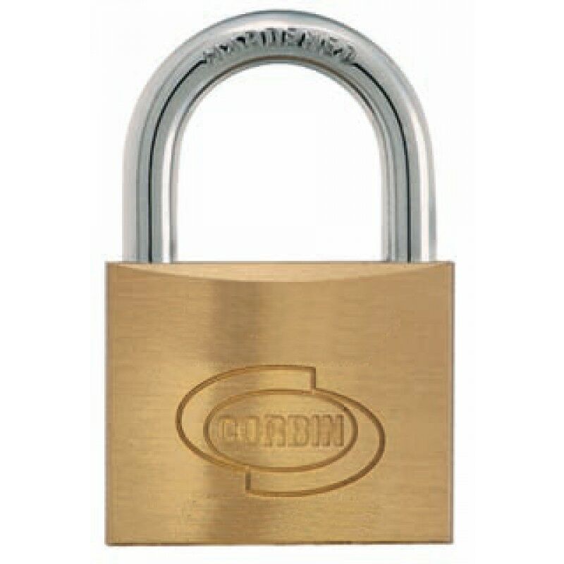 foto del prodotto corbin lucchetto ad arco in ottone pl180 mis. 25 mm arco 4mm int. arco 13x14mm