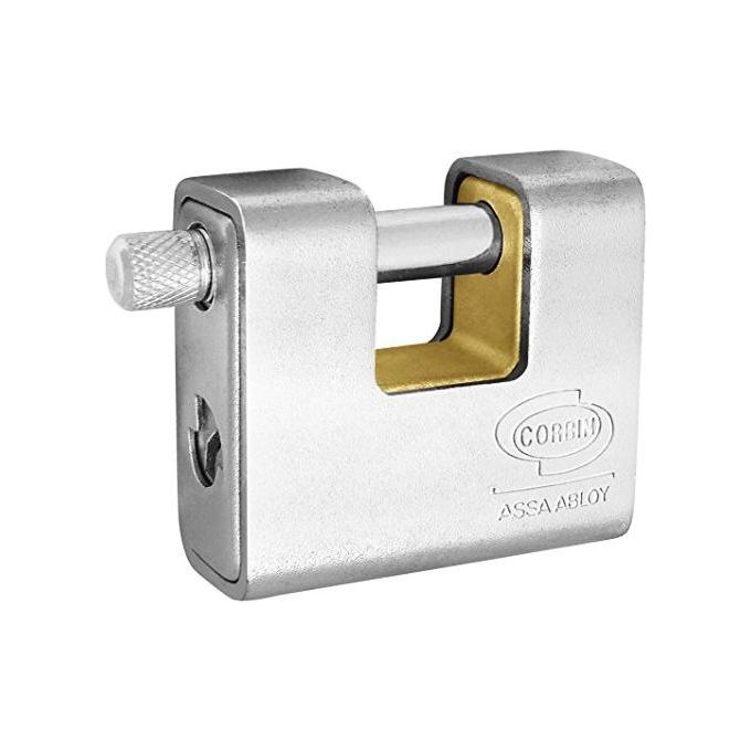 foto del prodotto corbin lucchetto antiscasso corazzato ka ottone acciaio cromato chiavi 3 mm 62