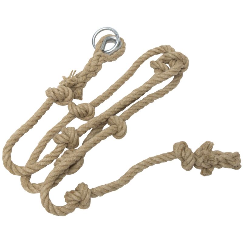 foto del prodotto corda a nodi 3m pp testurizzato 22mm beige