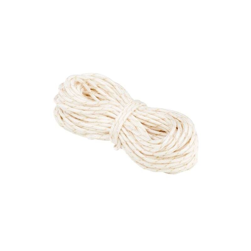 foto del prodotto corda bicolor bianco e nocciola mt.20
