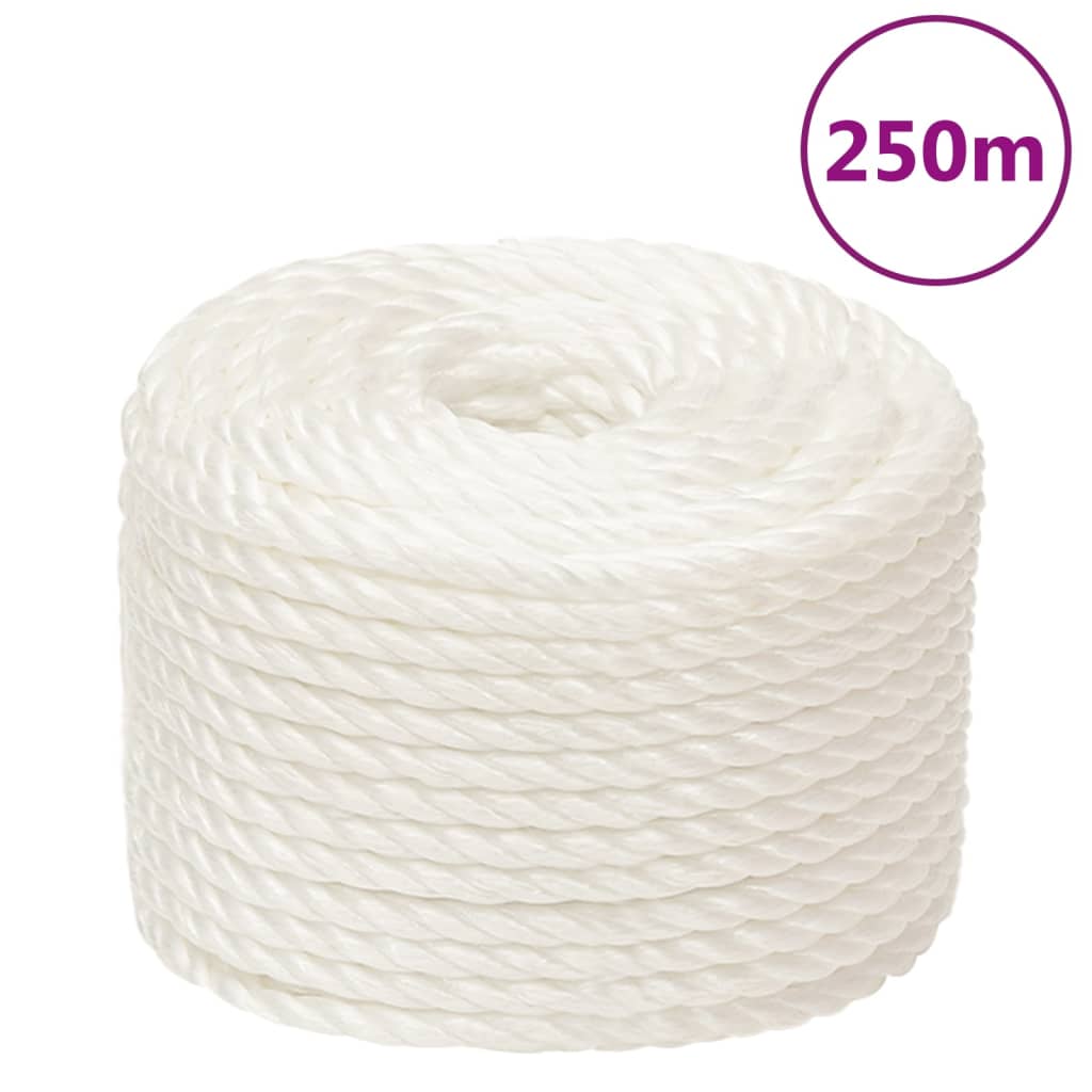 foto del prodotto corda da lavoro bianca 14 mm 250 m in polipropilene