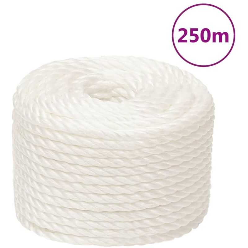 foto del prodotto corda da lavoro bianca 16 mm 250 m in polipropilene