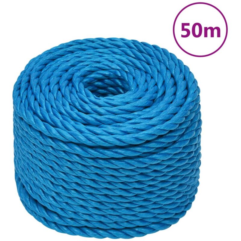 foto del prodotto corda da lavoro blu 14 mm 50 m in polipropilene vidaxl