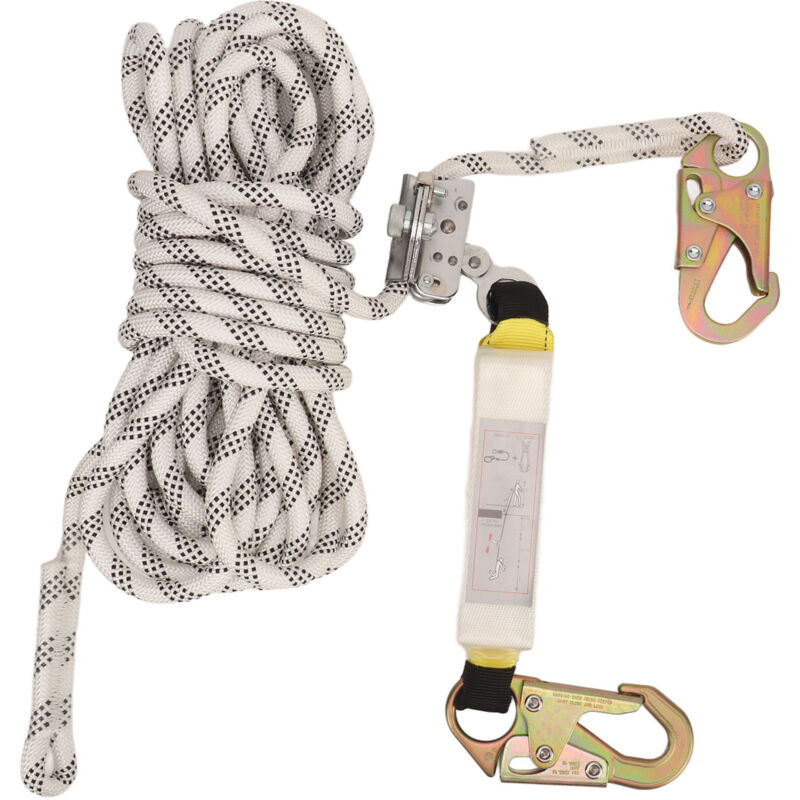 foto del prodotto corda di sicurezza verticale corda in poliestere attrezzature di sicurezza per coperture strumenti per escursionismo arrampicata sugli alberi 50