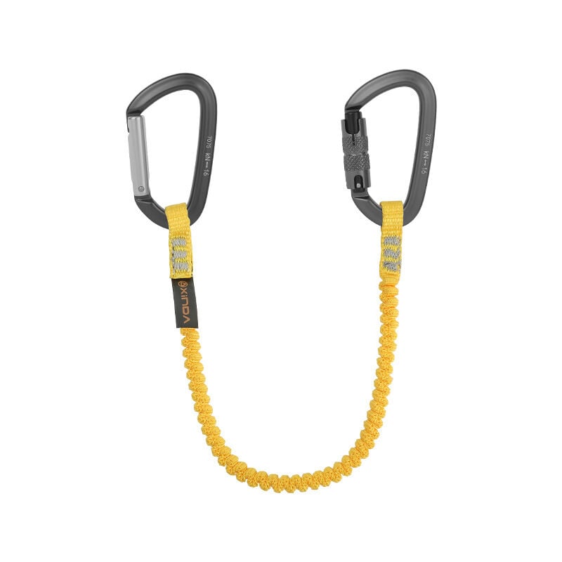 foto del prodotto corda elastica anti smarrimento per arrampicata, imbracatura, attrezzo per alta quota, anti caduta, retrattile, xinda