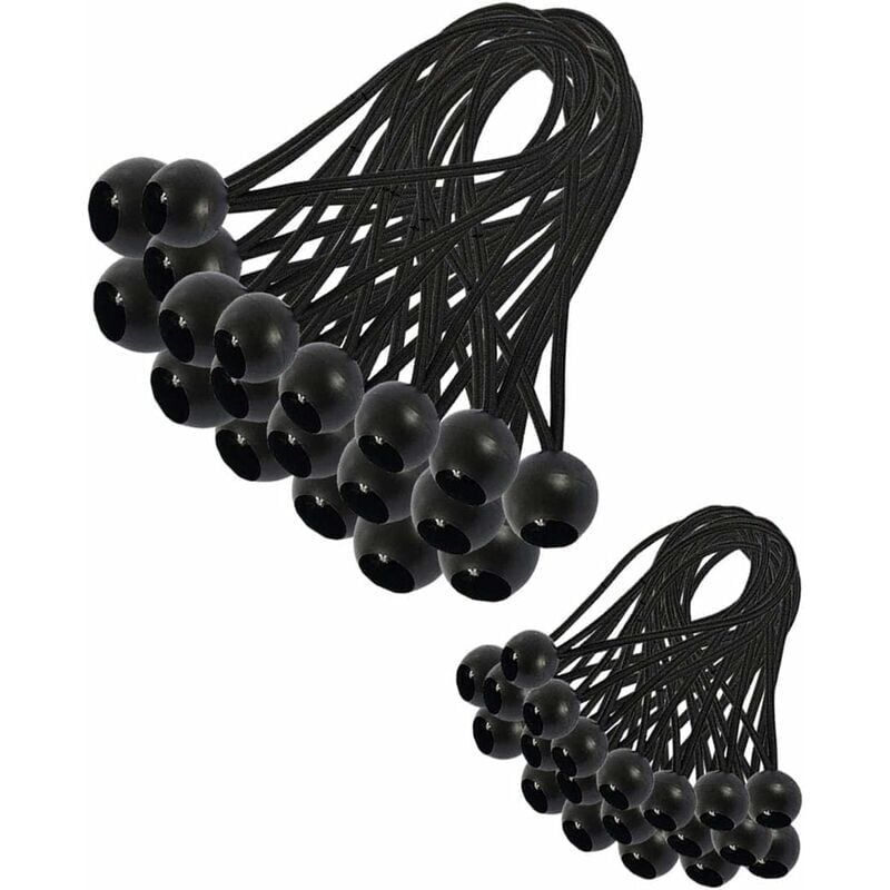 foto del prodotto corda elastica da 200 mm corda elastica per teloni corda elastica per gazebo confezione da 30 corde elastiche per campeggio, tenda, imbracatura