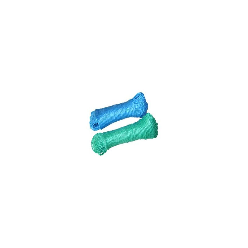 foto del prodotto corda in polipropilene carota eco viso blu verde 3 x l.30 m 2cpc331