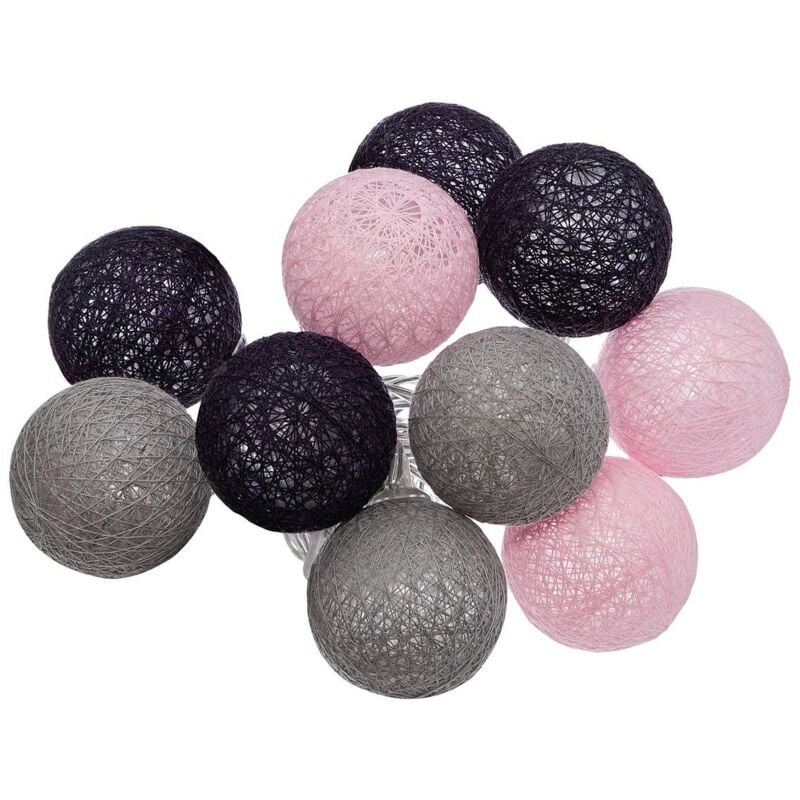 foto del prodotto corda led 10 palline pinky d6 atmosphera cr ateur d int rieur