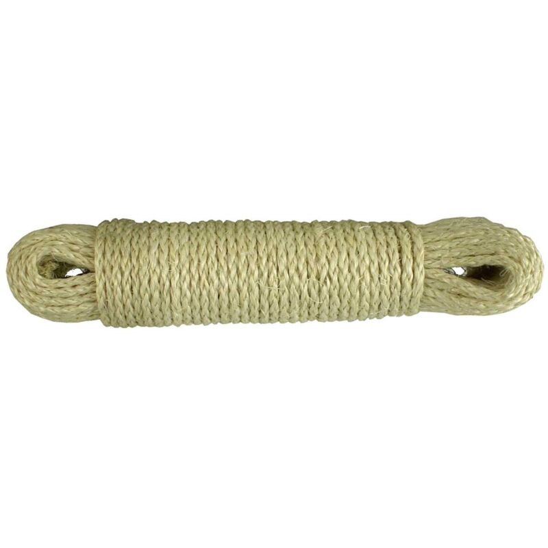 foto del prodotto corda multiuso in sisal diam 5 x 30 mt colore naturale