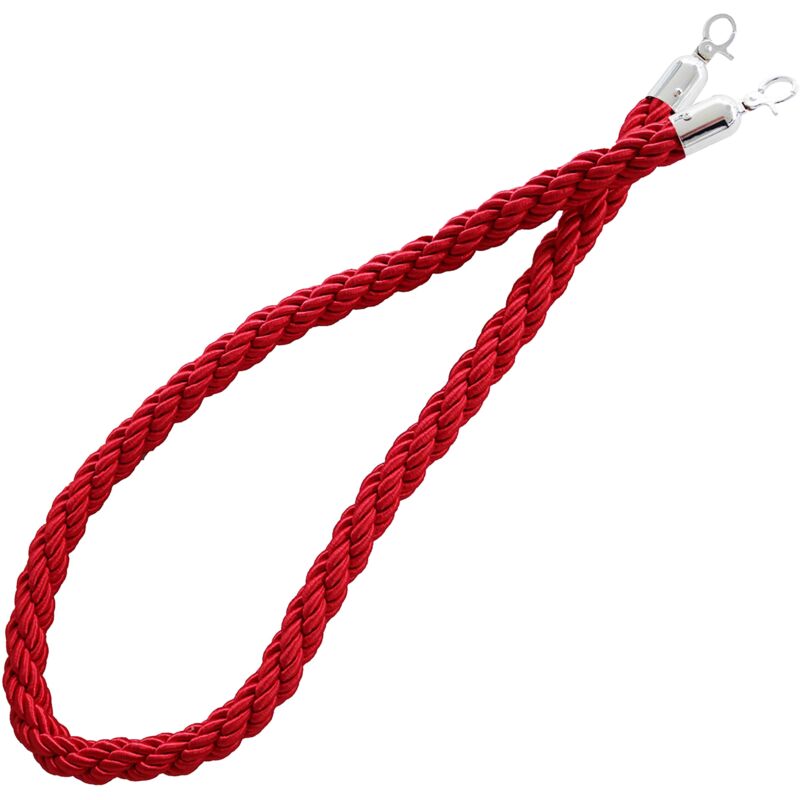 foto del prodotto corda per pali di guida in nylon intrecciato rosso