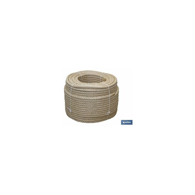 foto del prodotto corda sisal 4 capi 10 mm 100 metri naturale