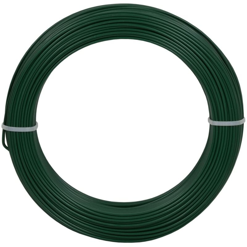foto del prodotto corderie italiane 002014065 filo ferro plastica, verde, 1.6 mm, 100 m