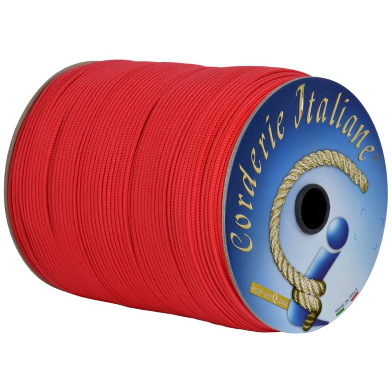 foto del prodotto corderie italiane 003001355 cordino per tende veneziane, 3 mm, 200 metri, rosso