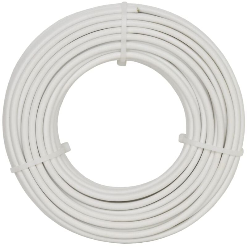 foto del prodotto corderie italiane 006000945 filo stendibiancheria bianco plastificato, 4 mm 20 mt