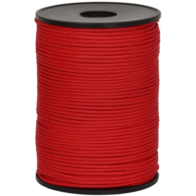 foto del prodotto corderie italiane 006005896 filo muratore, cordino edilizia rosso, 2 mm 50 mt