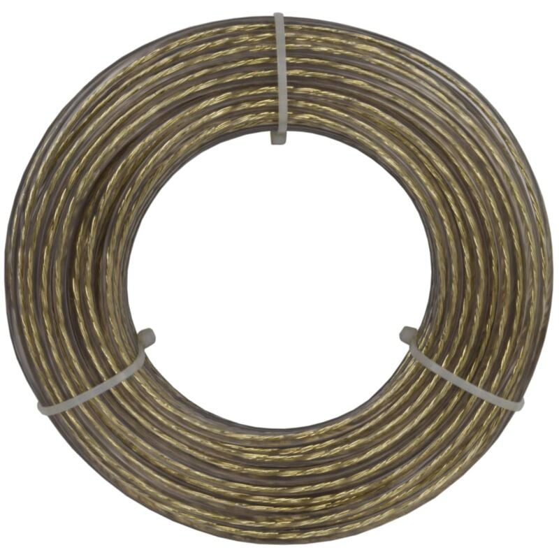 foto del prodotto corderie italiane 006043591 filo stendibiancheria acciaio ottonato trasparente, 6 mm 10 mt