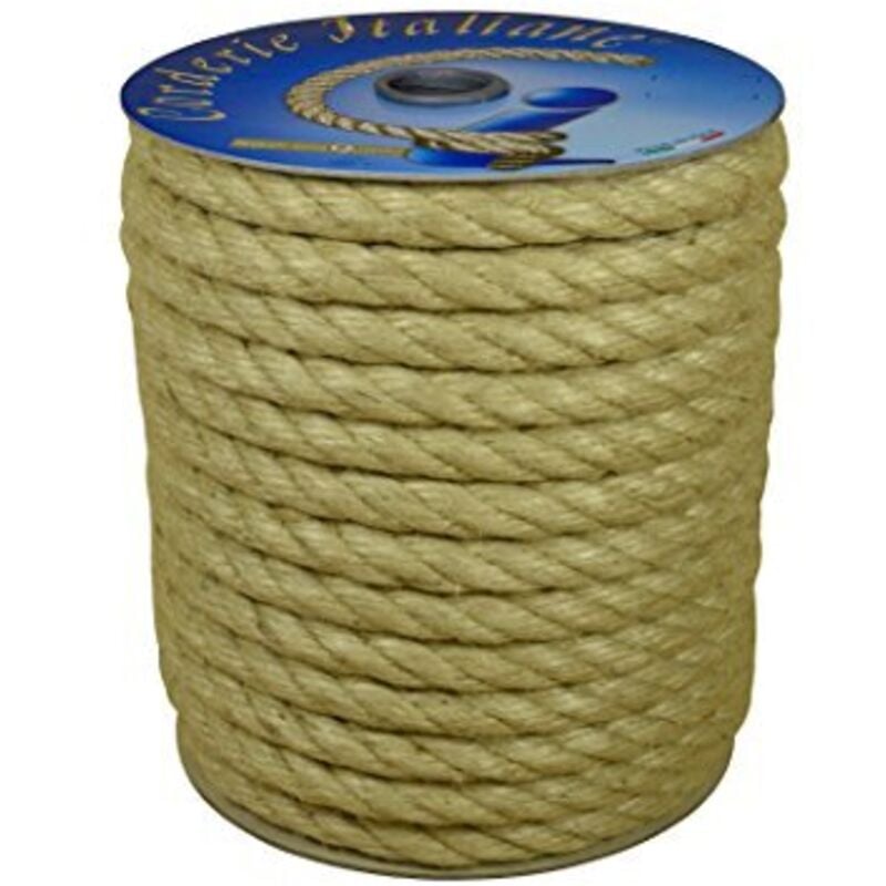 foto del prodotto corderie italiane 006043966 corda juta, 14 mm, 20 m