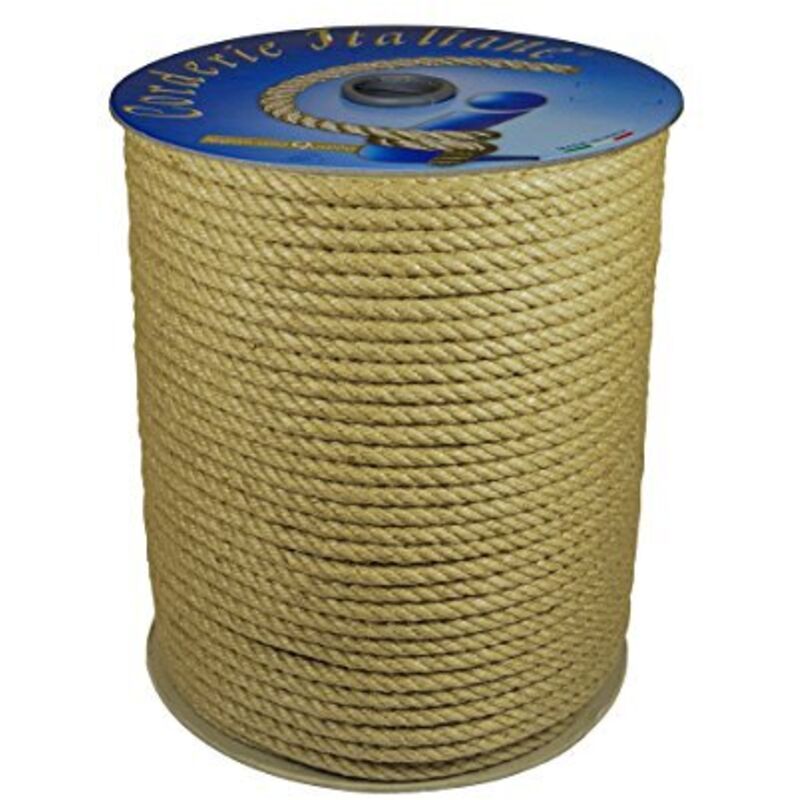foto del prodotto corderie italiane - 006044062 corda juta, 6 mm, 100 m