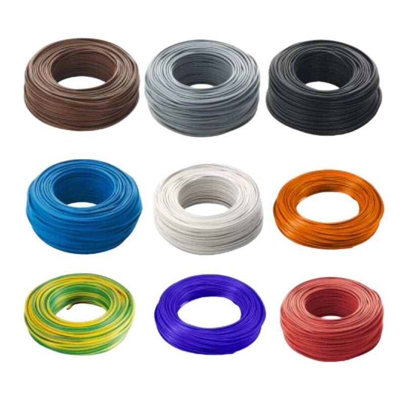 foto del prodotto cordina cavo unipolare fs17 450 750 v 1x2,5 mm filo elettrico 100 m vari colori - colore rosso