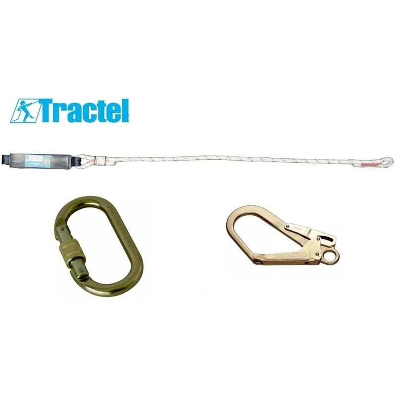foto del prodotto cordino anticaduta con dissipatore di energia lda 12 1,5 mt tractel